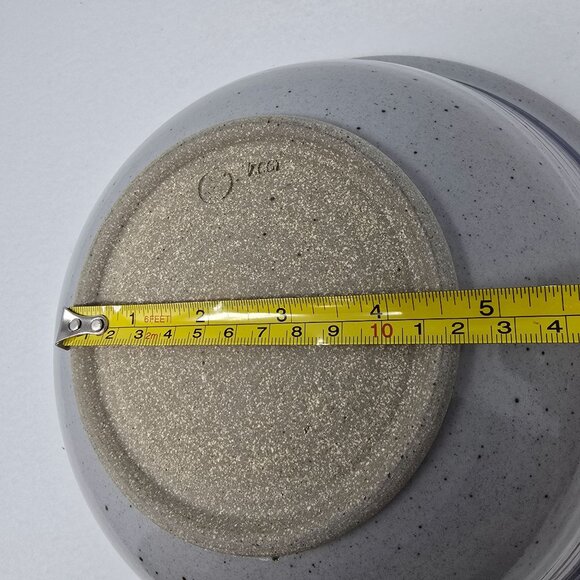 Handmade Pottery Bowl Cat Design Artisan Stoneware Unknown Mark - Picture 9 of 11